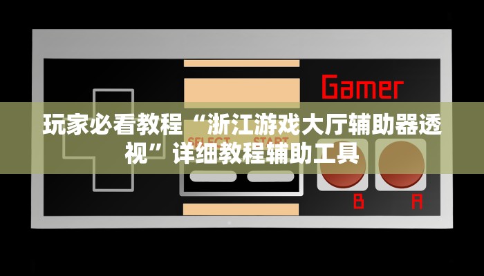 玩家必看教程“浙江游戏大厅辅助器透视”详细教程辅助工具