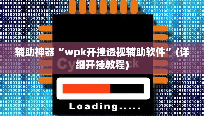 辅助神器“wpk开挂透视辅助软件”(详细开挂教程)