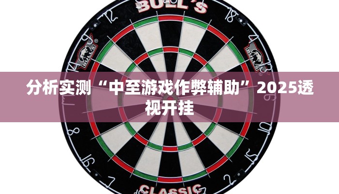 分析实测“中至游戏作弊辅助”2025透视开挂