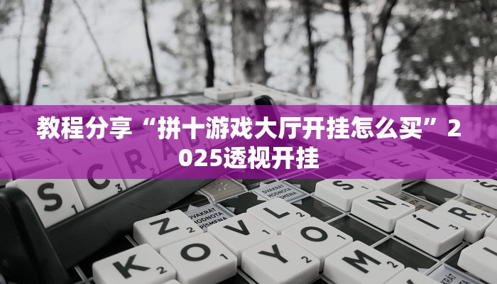 教程分享“拼十游戏大厅开挂怎么买”2025透视开挂
