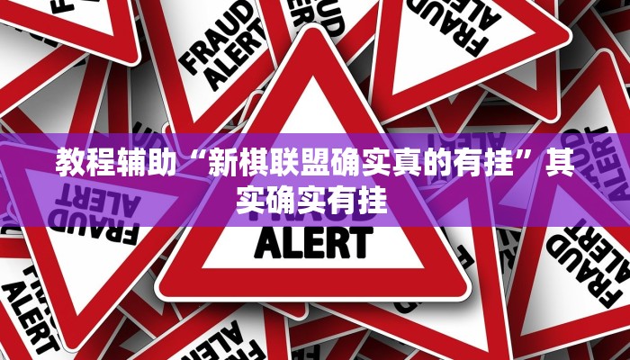 教程辅助“新棋联盟确实真的有挂”其实确实有挂 