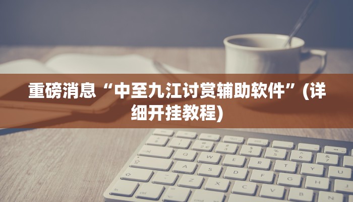 重磅消息“中至九江讨赏辅助软件”(详细开挂教程)