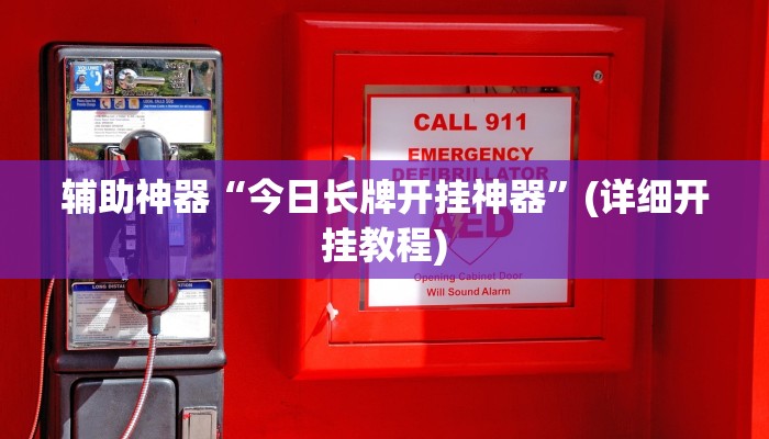 辅助神器“今日长牌开挂神器”(详细开挂教程)