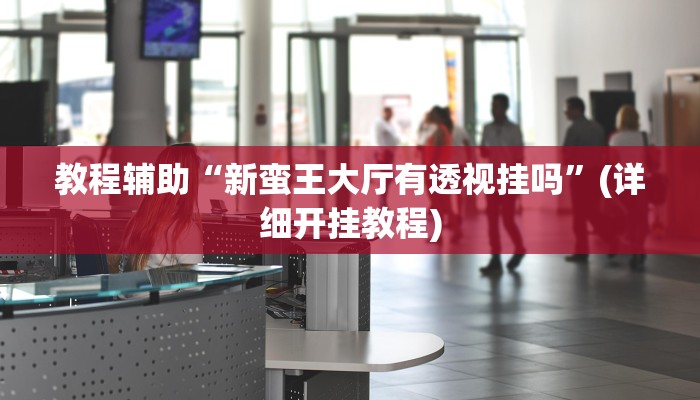 教程辅助“新蛮王大厅有透视挂吗”(详细开挂教程)