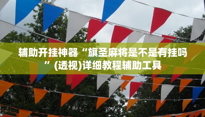 辅助开挂神器“旗圣麻将是不是有挂吗”(透视)详细教程辅助工具 辅助开挂神器“旗圣麻将是不是有挂吗”(透视)详细教程辅助工具
