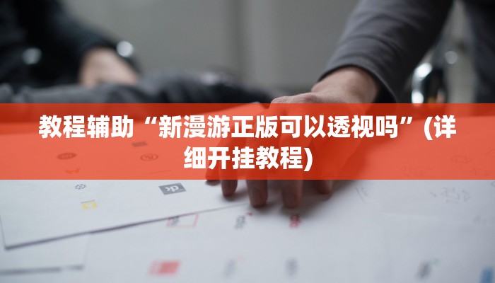 教程辅助“新漫游正版可以透视吗”(详细开挂教程)